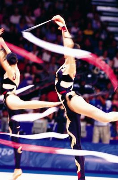 Steps in Ribbon Exercise in Gymnastics