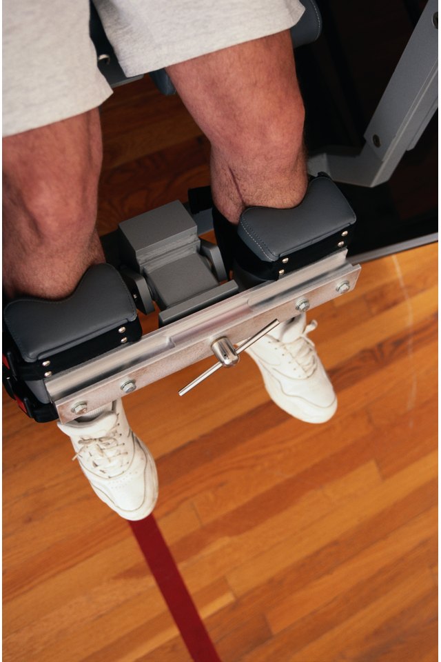 Man Doing Physical Therapy for His Knees