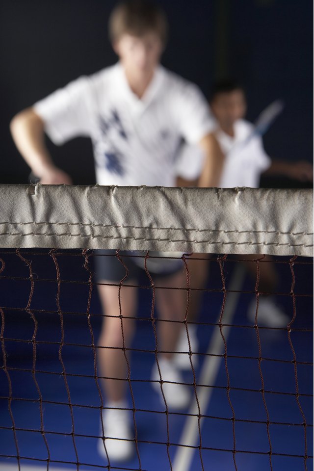 Male badminton players