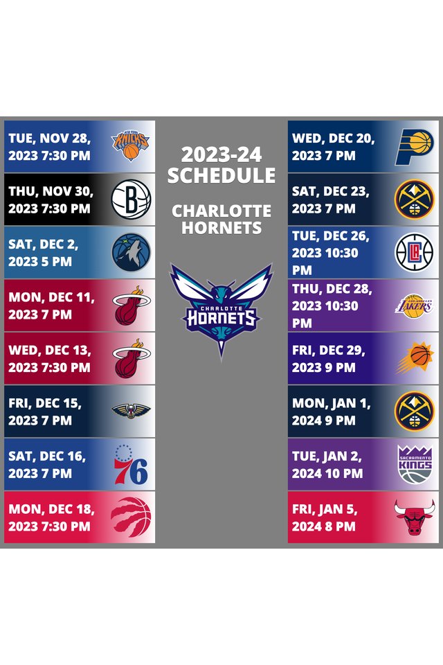charlotte_hornets Schedule