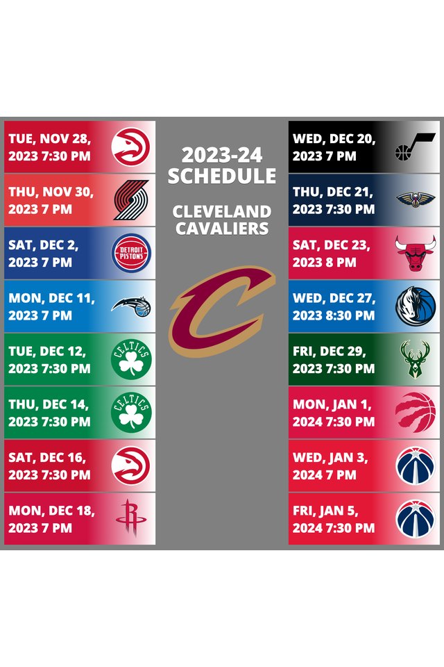 cleveland_cavaliers Schedule
