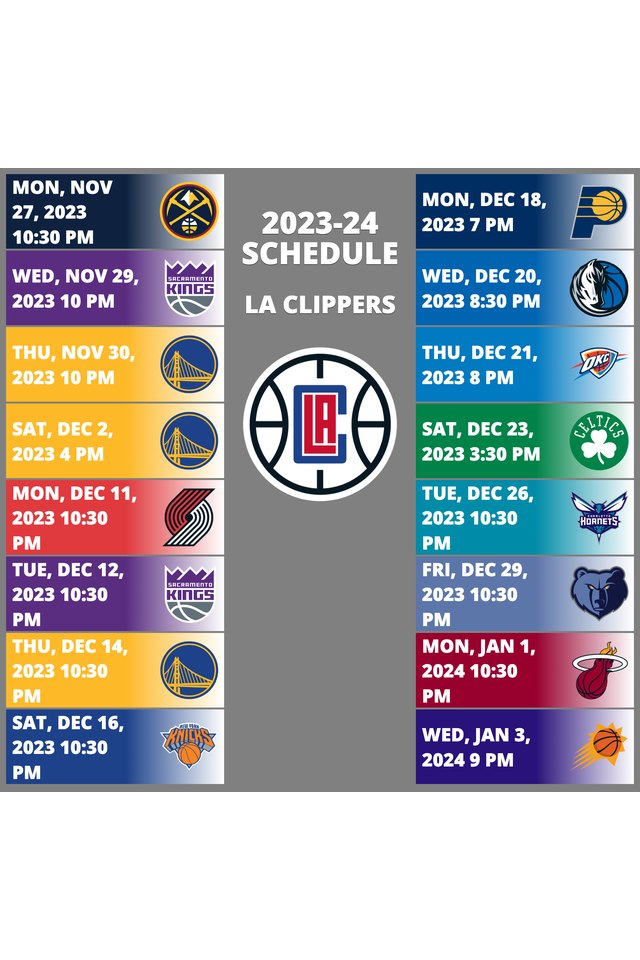 la_clippers Schedule
