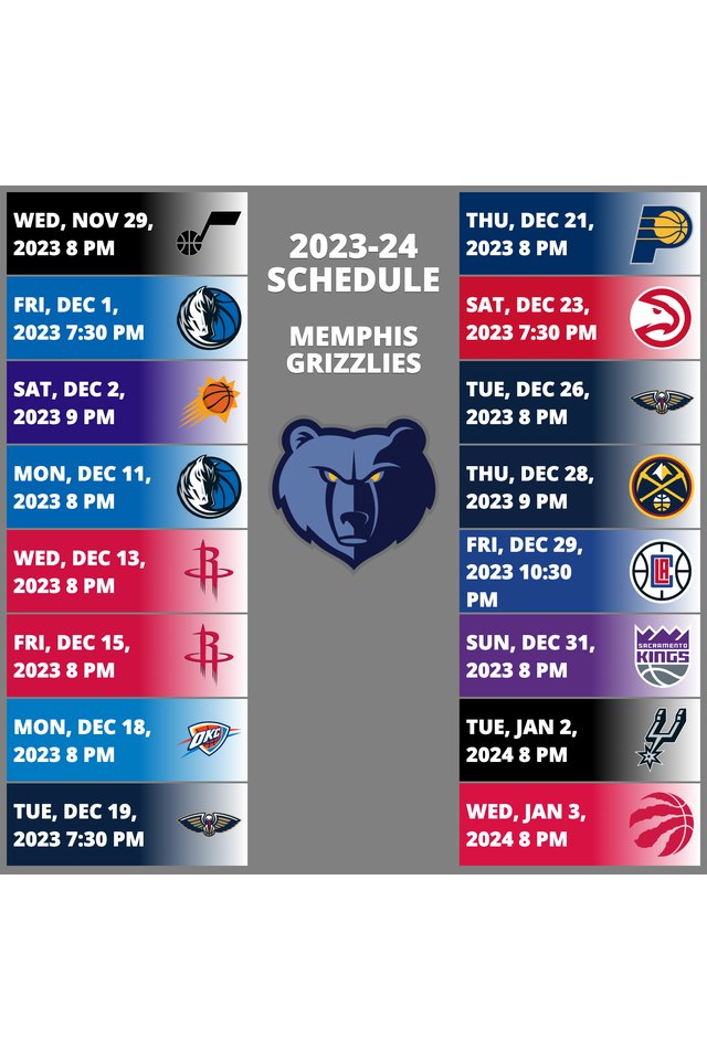 memphis_grizzlies Schedule