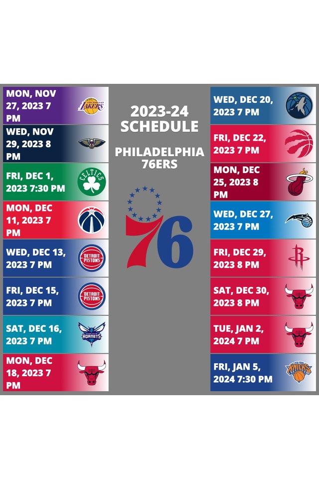 philadelphia_76ers Schedule