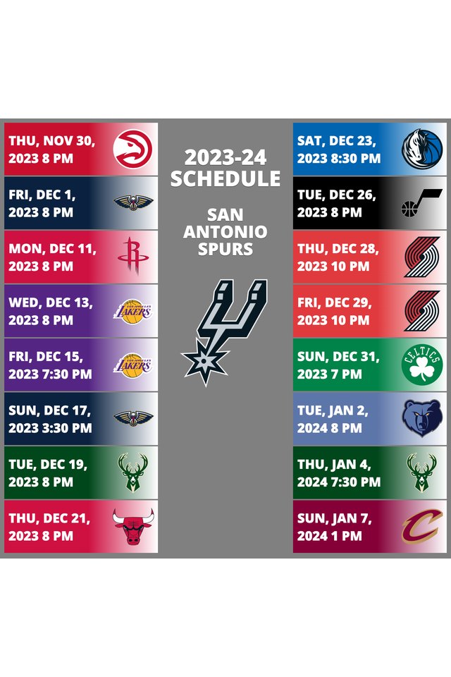 san_antonio_spurs Schedule