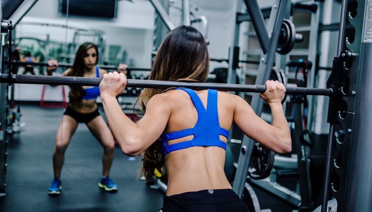 woman at gym