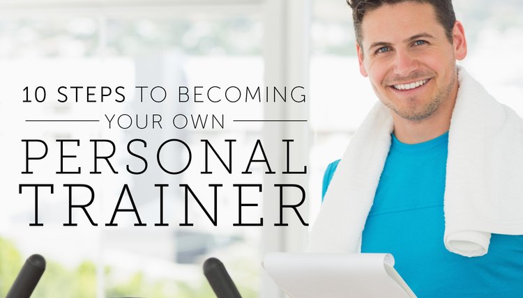 Smiling trainer with clipboard in gym