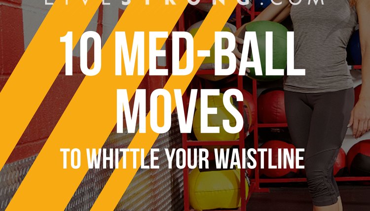 One-handed Push-up on medicine ball