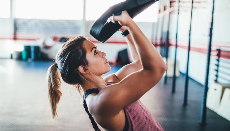 woman at the gym