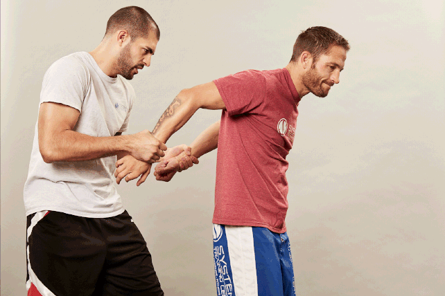 It's a fairly simple attack, but you can quickly de-escalate the situation.