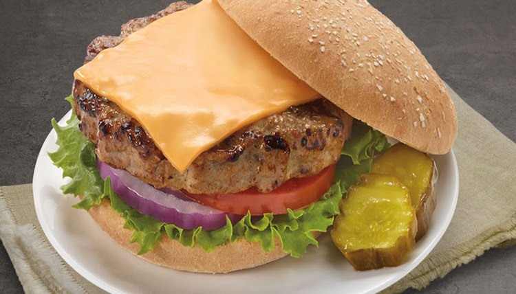 Jenny Craig classic cheeseburger
