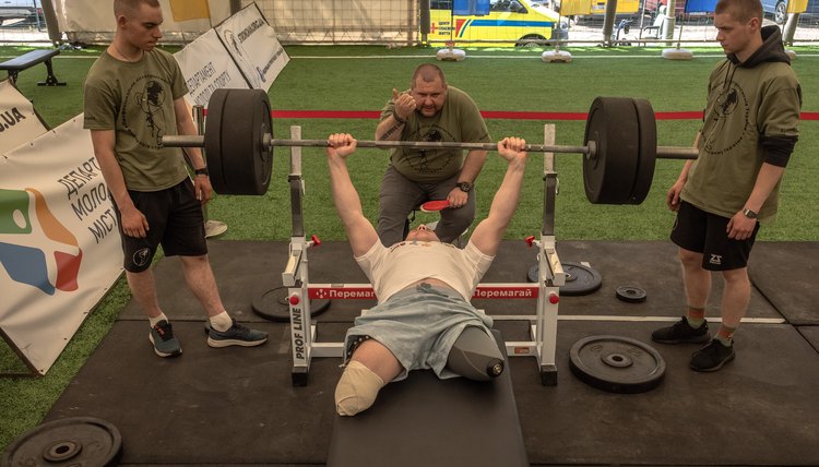 Sports Competition For Ukrainian Military Veterans In Kyiv