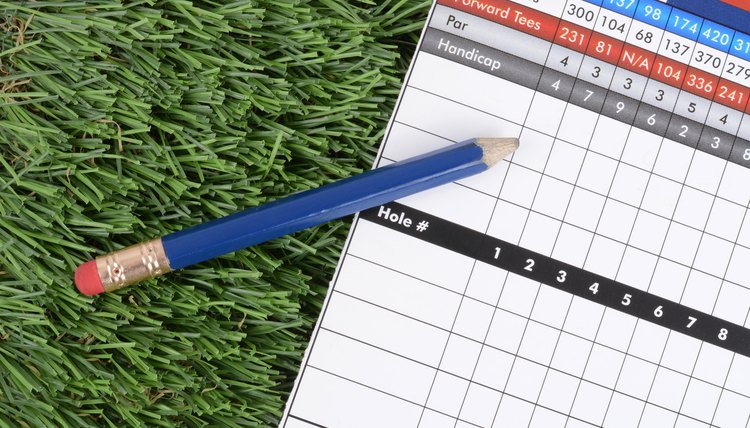 golf scorecard