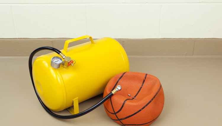 Flat Basketball and Air Tank
