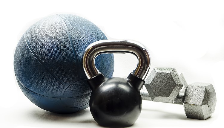 Sports-Kettlebell-medicine ball-dumbbells