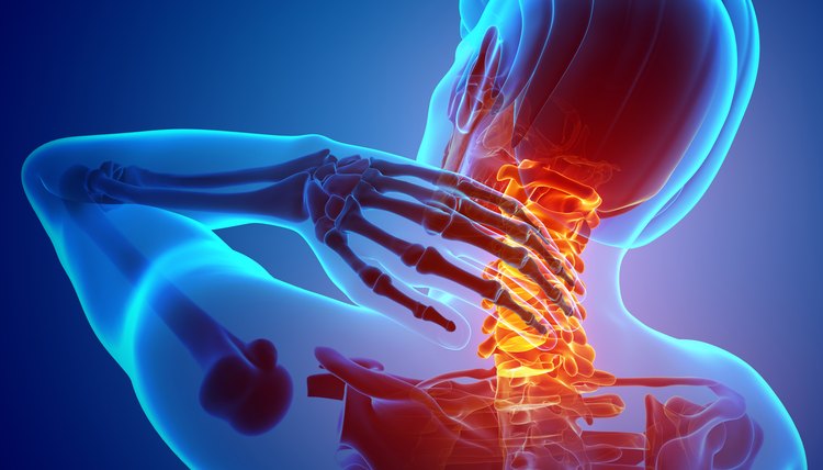 Male Feeling the Neck Pain