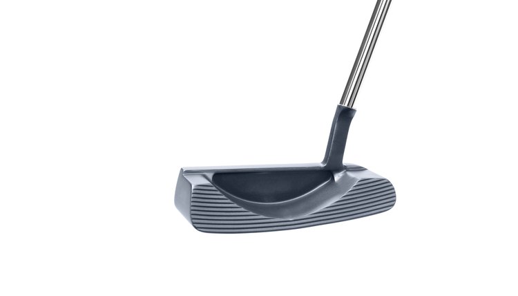 Small golf stick isolated