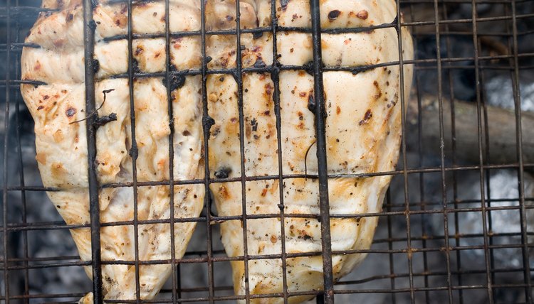 Chicken on grill