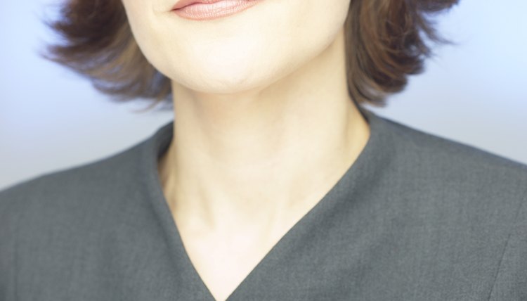 Close up of chin and mouth