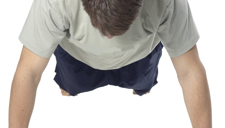 Man doing pushups
