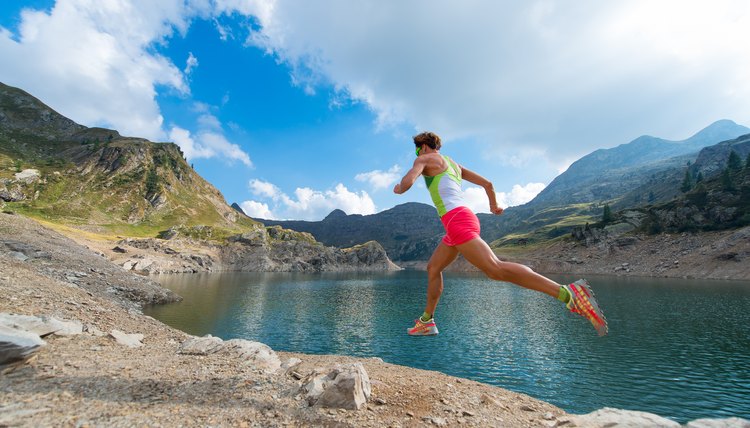 Mountain Running Girl