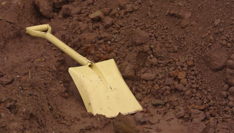 Shovel in dirt