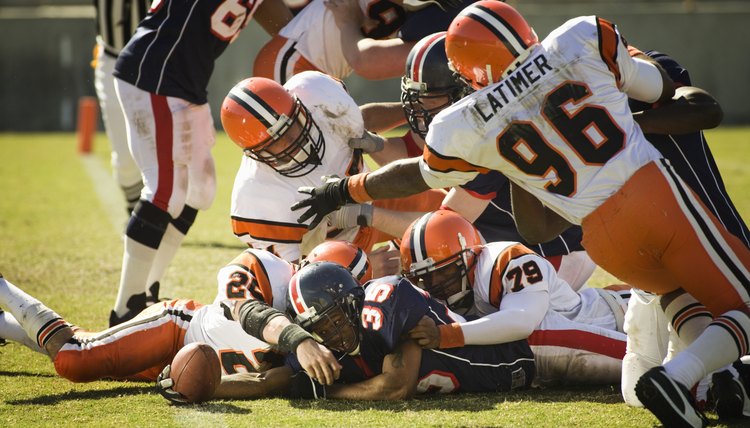 Pileup at Goal Line