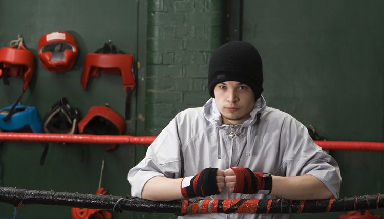 Portrait of a boxer