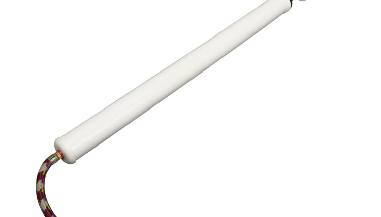 Close up of a bicycle pump