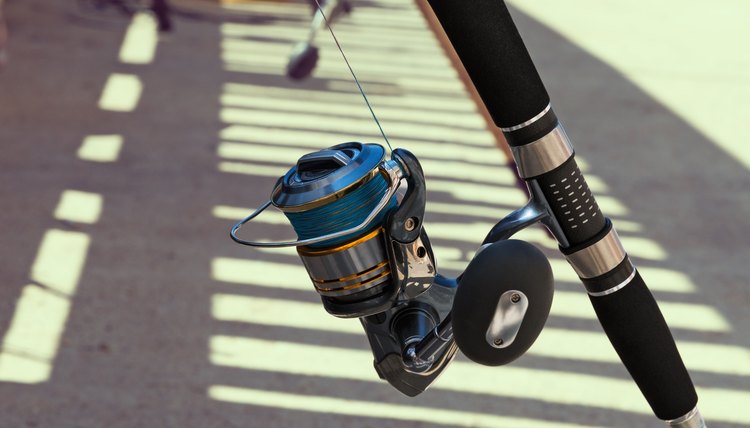 colorful spinning with reel