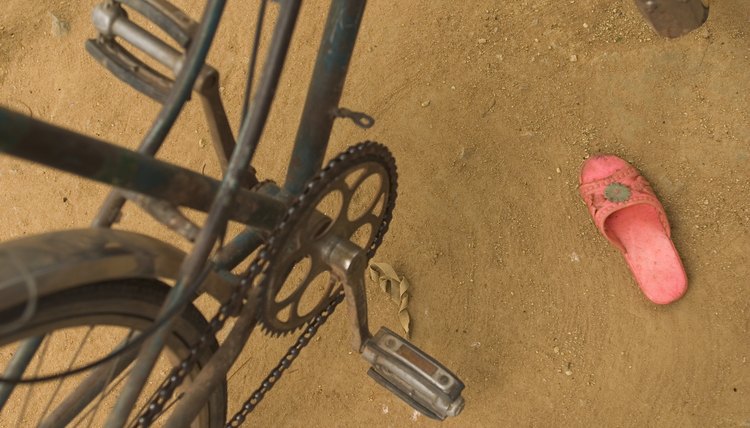 Bike and slipper