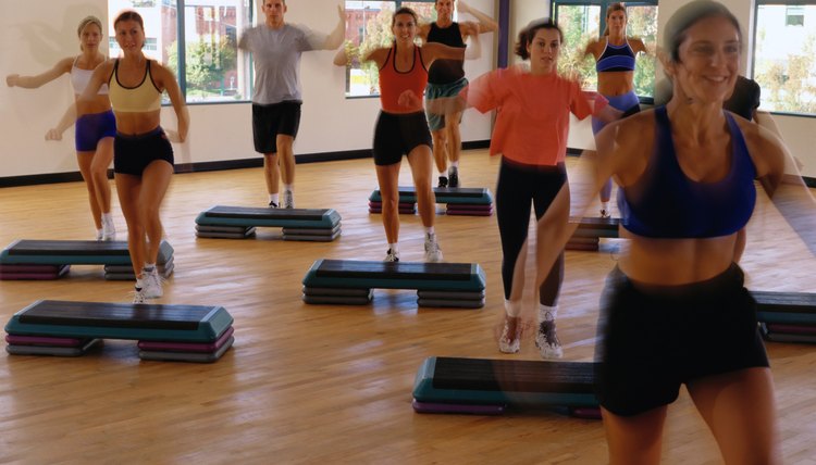 Step Aerobics Class