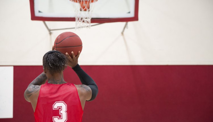 Basketball Player Shooting Free Throws