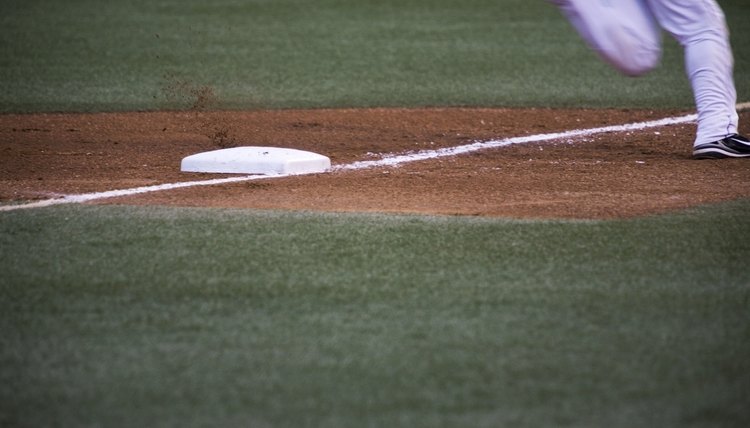 Baseball player running home