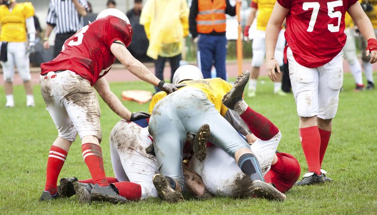 American football match