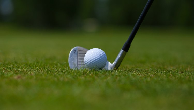 Golf Ball and Iron