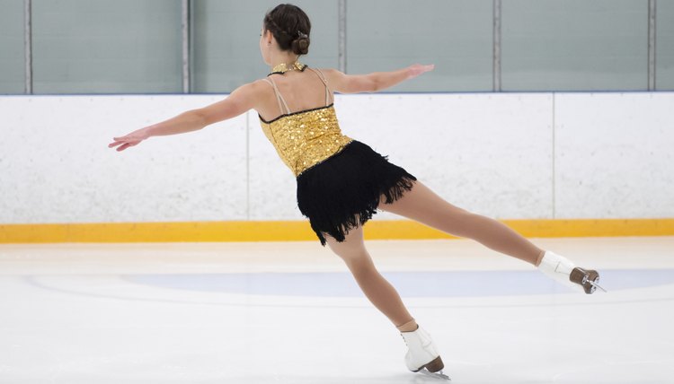 Figure Skater Practicing
